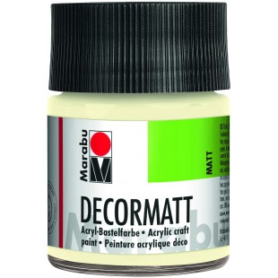 Acrylfarbe decormatt, elfenbein, 50 ml, im Glas