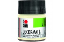 Acrylfarbe decormatt, elfenbein, 50 ml, im Glas