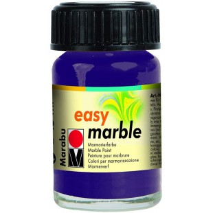  Peinture "Easy Marble" Flacon 15 ml Aubergine