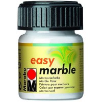  Peinture "Easy Marble" Flacon 15 ml Blanc