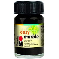 Pochoir Motif marbre Facile 15 ML Noir