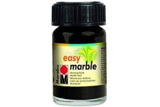 Pochoir Motif marbre Facile 15 ML Noir