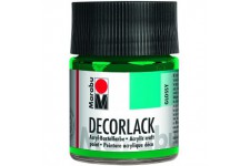  Peinture Acrylique"Decorlack", Vert Vif, 50 ml
