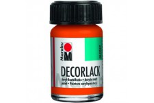  Peinture Acrylique "Decorlack", Orange, 15 ml