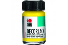 11300039019 - Peinture acrylique jaune 019-15 ml - Vernis acrylique brillant a base d'eau - Resistant aux intemperie