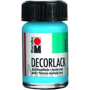 Marabu 11300039090 Peinture Acrylique Bleu Clair 090 15 ML Vernis Acrylique Brillant a Base d'eau, resistant aux int