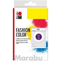 Fashion Color Colorant Lavable a  la Machine a  Laver a  Cuire pour Coton, Lin et Maille Mixte 30g Colorant et 60g Reactif