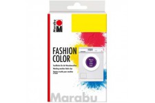 Fashion Color Colorant Lavable a  la Machine a  Laver a  Cuire pour Coton, Lin et Maille Mixte 30g Colorant et 60g Reactif