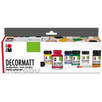 Pochoir Motif 6 x 15 ml Decormatt Kit de demarrage