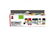 Pochoir Motif 6 x 15 ml Decormatt Kit de demarrage