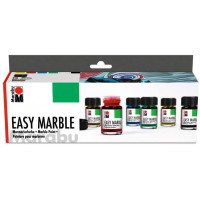 Easy Marble Assortiment de Peinture pour marbrure
