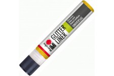 Peinture Glitter-Liner, Jaune Scintillant, 25 ML,