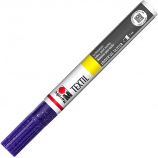 Textil Painter Tip Peinture Paillette Violet 3,2 x 15 x 0,8 cm