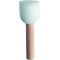Pochoir Brosse, Bois, Blanc, Lot de 3