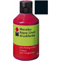 151013073 linoldruckfarbe de Aqua, noir, 250 ml