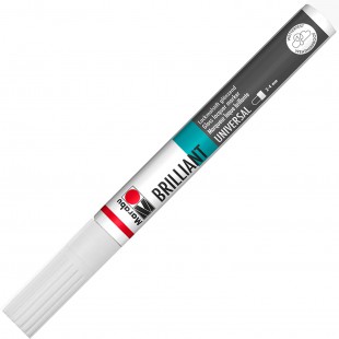 Feutre Brillant 070 2/4 mm, Blanc