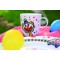 012300082 Lot de 5 peintures en porcelaine et verre Motif Fantasy 1 a  2 mm