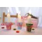 012300082 Lot de 5 peintures en porcelaine et verre Motif Fantasy 1 a  2 mm