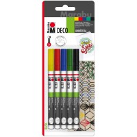 Feutre Acrylique Deco Painter Mat, Blister de 5