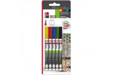 Feutre Acrylique Deco Painter Mat, Blister de 5