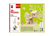 Kids Puzzle 3D en Bois 37 pieces, Environ 28 x 26 cm, 10124360, Cabane