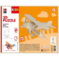 0317000000001 Kids 3D Puzzle en Bois 25 pieces, env. 21 x 9 cm, Marron