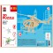 0317000000003 Kids 3D Puzzle en Bois helicoptere 32 pieces env. 26 x 13 cm, Marron