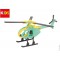 0317000000003 Kids 3D Puzzle en Bois helicoptere 32 pieces env. 26 x 13 cm, Marron