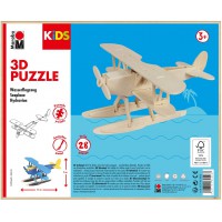 0317000000002 Kids 3D Puzzle en Bois 28 pieces, env. 21 x 9 cm, Marron