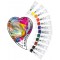 121000201 - Couleurs Acrylique Set, 18 x 36 ML Peintures acryliques, 12 x 12 ML