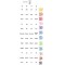 Doodle Supreme Ensemble de 12 Stylos/Marqueurs de Couleur a  Pointe Fine