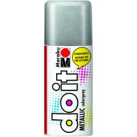 Marabu 21074006782 - Do It Color Spray metallique, - Argent, 150 ML, metallique/argente