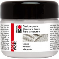 Marabu 122625814 - Pate a  Structure Sable Gros Grains, 225 ML, Blanc