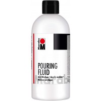 Pouring Fluid Acrylique liquide, medium de lissage fluide, technique de la peinture fluide et coulees - Ameliore les proprietes 
