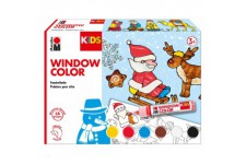  KiDS Window Color Set "Christmas", 6 x 25 ml