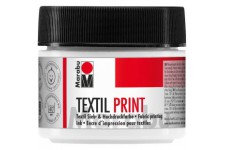 17030050970 - Impression textile blanc titane 100 ml, serigraphie et haute pression a  base d'eau, inodore et resistante a  la l