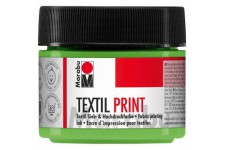 Print-Tamis Haute Pression a  Base d'eau-Inodore et resistante a  la lumiere-Longue Ouverture-pour Textiles fonces-100 ML-Vert C