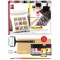 Ensemble de coloriage avec imprime linol Doux