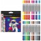 marqueurs permanents Graphix Hero of Galaxy, avec double pointe de 1 a 2 mm et 0,5 mm, couleurs brillantes, encre a