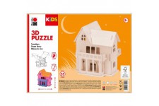 0317000000012 Kids 3D Puzzle en Bois 33 pieces, env. 16 x 20 cm, Marron