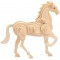 Kids Puzzle 3D Cheval en Bois 30 pieces, Environ 18 x 16 cm, 10124366