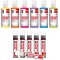 KiDS Window Color Party Set - Peinture de fenetre amovible a  base d'eau pour surfaces lisses, pour enfants, 6 x 80 ml et 6 x 25