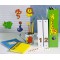 KiDS Window Color Party Set - Peinture de fenetre amovible a  base d'eau pour surfaces lisses, pour enfants, 6 x 80 ml et 6 x 25