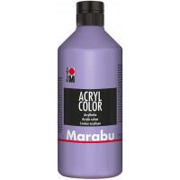 Color Lavande 500 ML Peinture Acrylique cremeuse a  Base, sechage Rapide, resistant a  la lumiere, impermeable a  l'eau, pour Ap