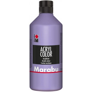 Color Lavande 500 ML Peinture Acrylique cremeuse a  Base, sechage Rapide, resistant a  la lumiere, impermeable a  l'eau, pour Ap
