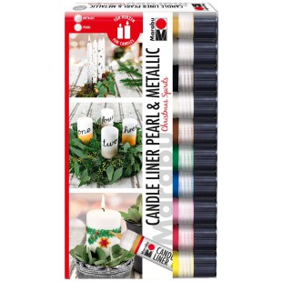 Spirits de Noel » de 25 ML-Couleur cremeuse et Douce a Base d'eau lumiere et sans Odeur-Resistant aux intemperies-Dec