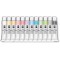 Peinture Acrylique, Pastel, 12ml, Set de 12 Pieces