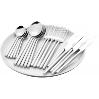 142-030 / Silke Service de couverts 24 pieces Acier 18/0 poli