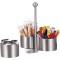  Boston Set "Snack & Dip" Acier 18/10 brosse Coffret 4 pieces