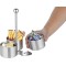  Boston Set "Snack & Dip" Acier 18/10 brosse Coffret 4 pieces